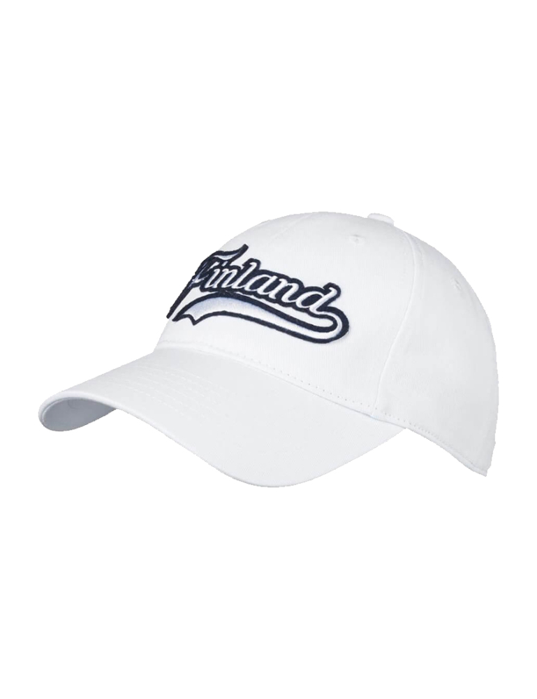 Finland lippalakki valkoinen