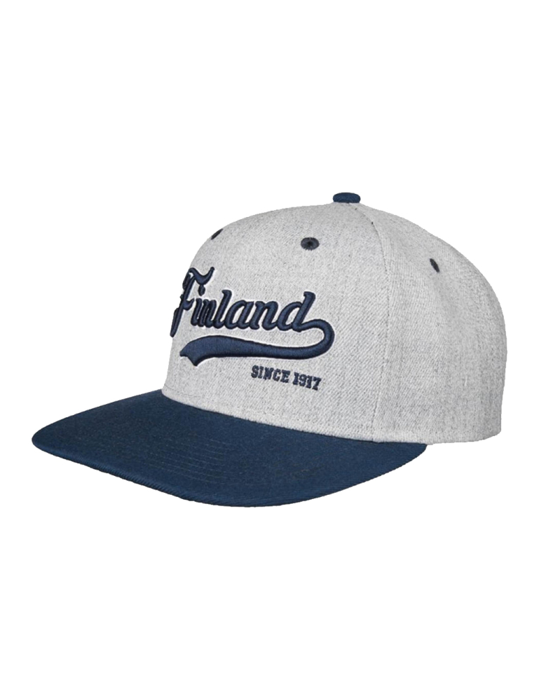 Finland lippalakki meleerattu vaaleanharmaa