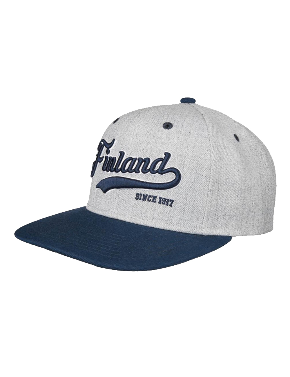 Finland lippalakki meleerattu vaaleanharmaa