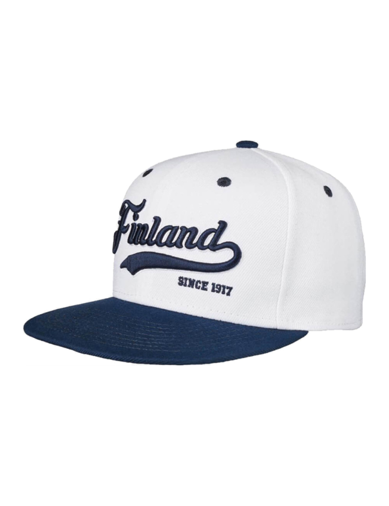 Finland lippalakki valkoinen