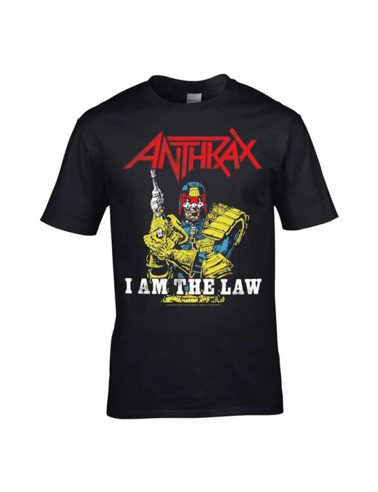 Anthrax I am The Law T-Paita
