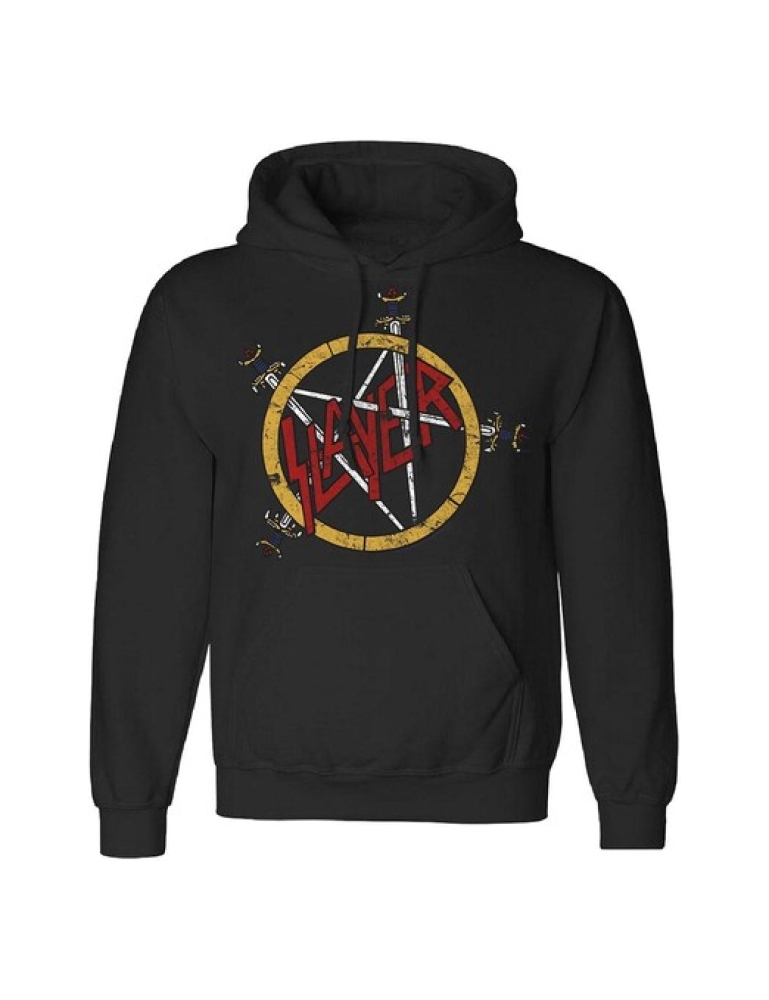 Slayer Pentagram distressed Huppari