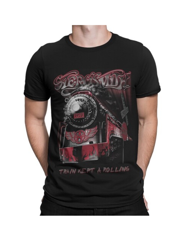 Aerosmith - Train kept a going T-Paita