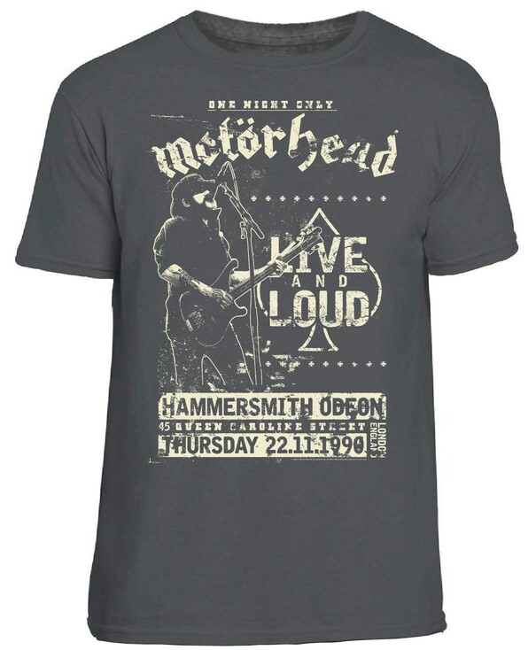 Motörhead Live and Loud T-Paita
