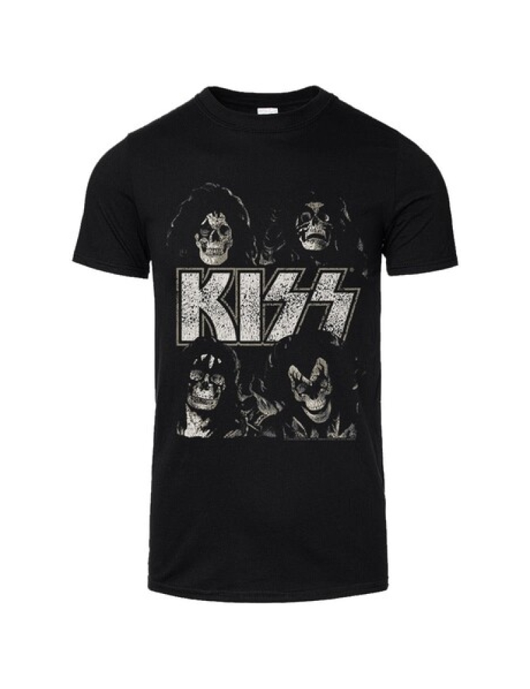 Kiss Skulls T-Paita