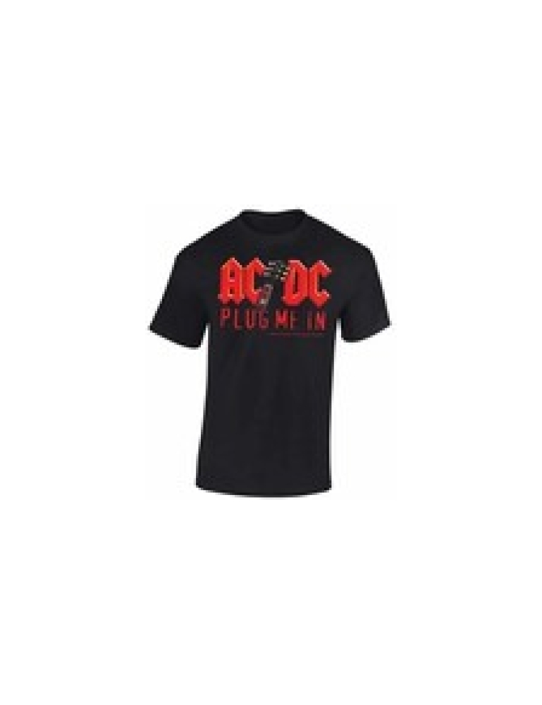 AC/DC Plug me in with Angus Young T-Paita