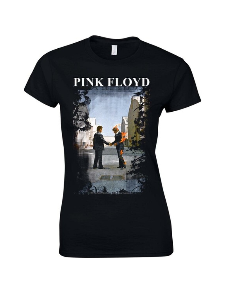 Pink Floyd - Burning Man Ladies T-Shirt (lady) Naisten T-Paita