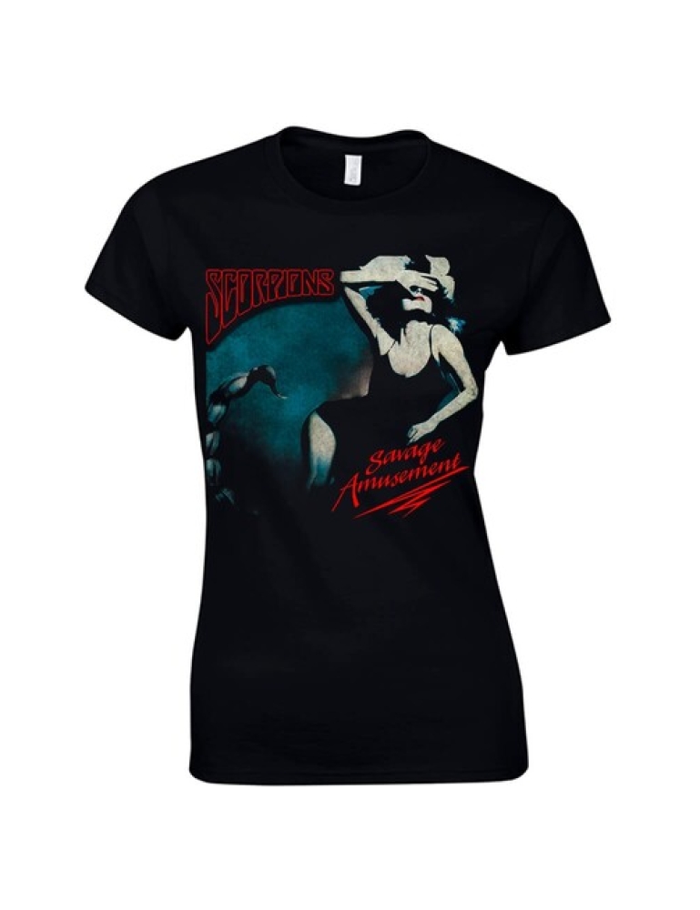 Scorpions- Savage Amusement Naisten T-Paita