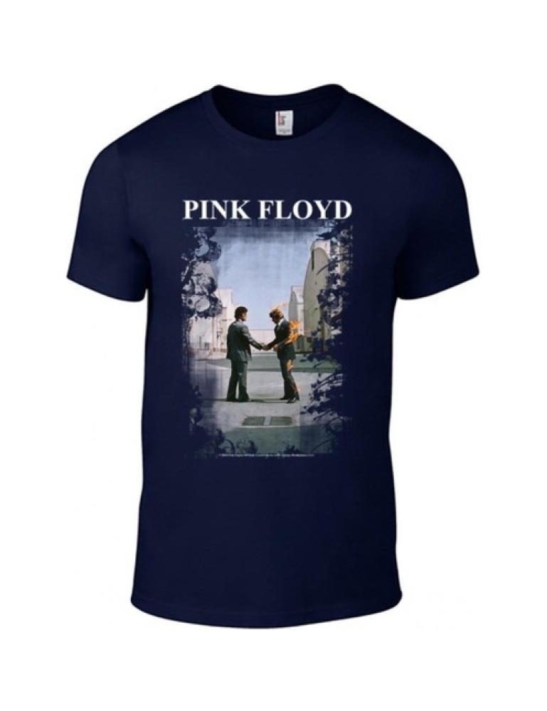 Pink Floyd - Burning man Navy T-Paita