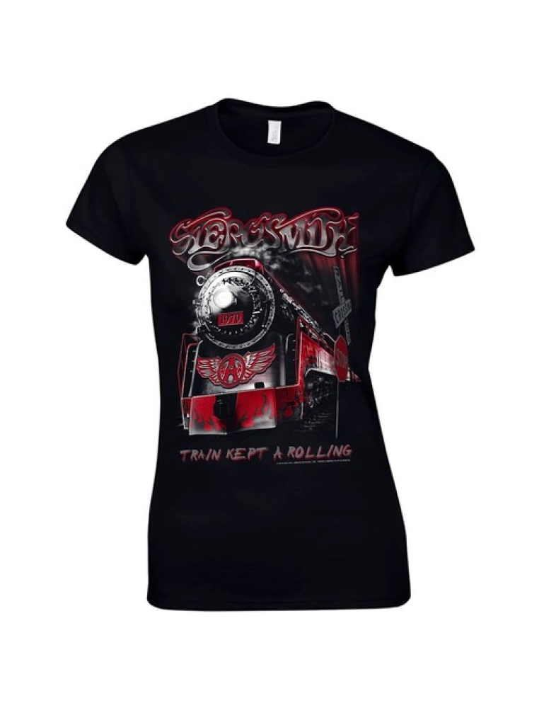Aerosmith - Train kept a going Naisten T-Paita