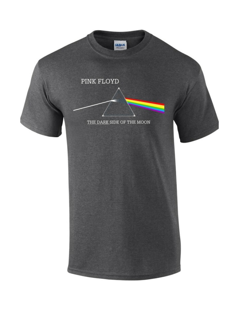 Pink Floyd - Dark side of the moon Album harmaa1 T-Paita
