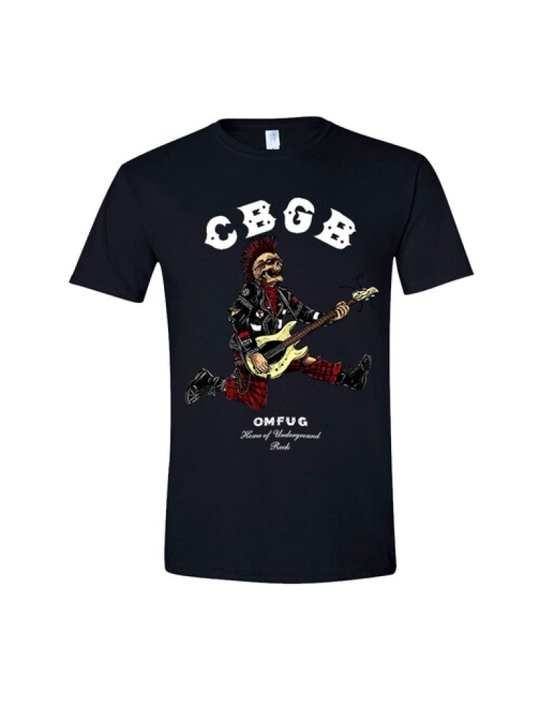 CBGB Rocking Skull T-Shirt T-Paita