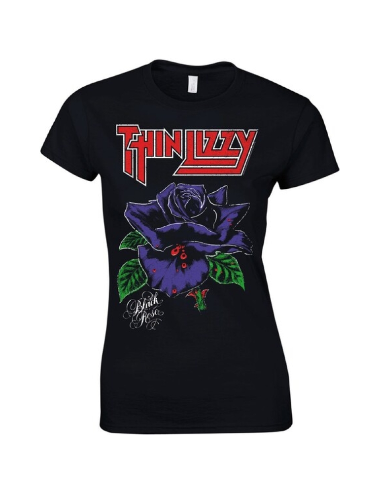 Thin Lizzy Black Rose (lady) Naisten T-Paita