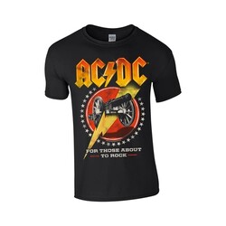 AC/DC For those about to rock new T-Paita