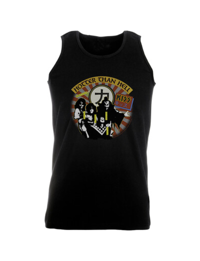 Kiss - Hotter than Hell Hihaton T-Paita