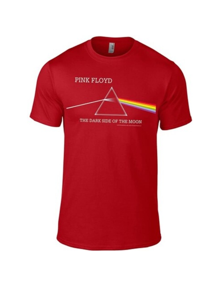 Pink Floyd - Dark side of the moon Album Red t-shirt