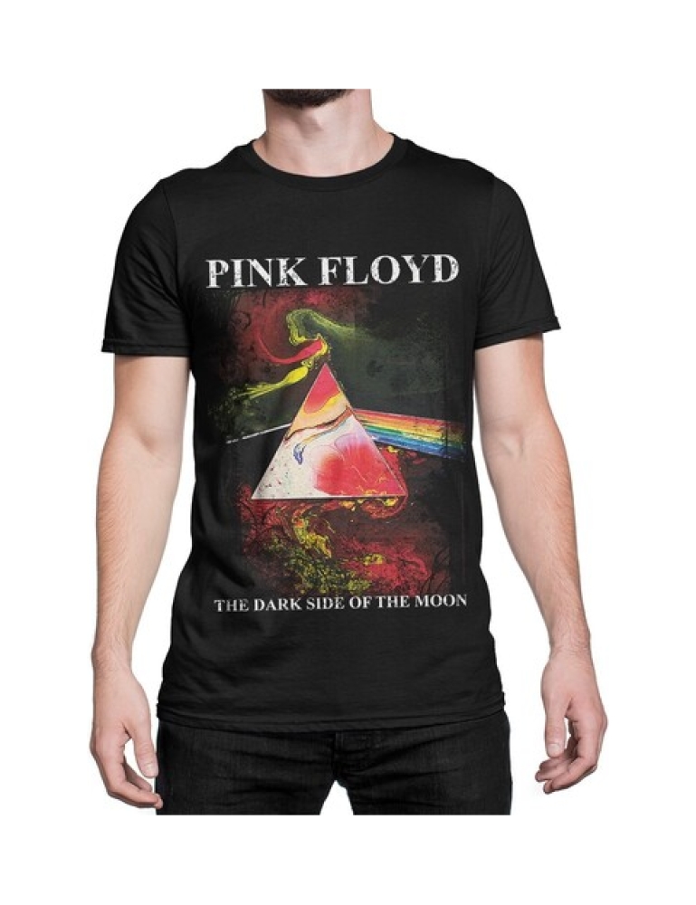 Pink Floyd- Dark side of the moon art print T-Paita