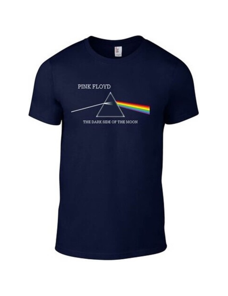 Pink Floyd - Dark side of the moon Album sininen t-Paita