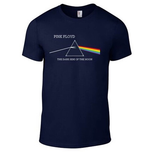 Pink Floyd - Dark side of the moon Album sininen t-Paita