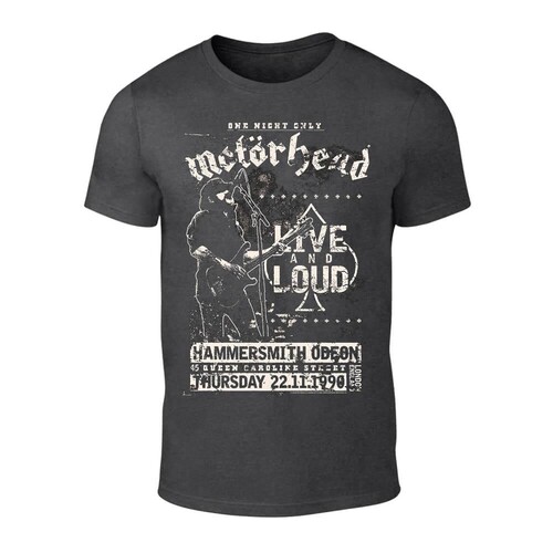 Motörhead Live and Loud T-Paita