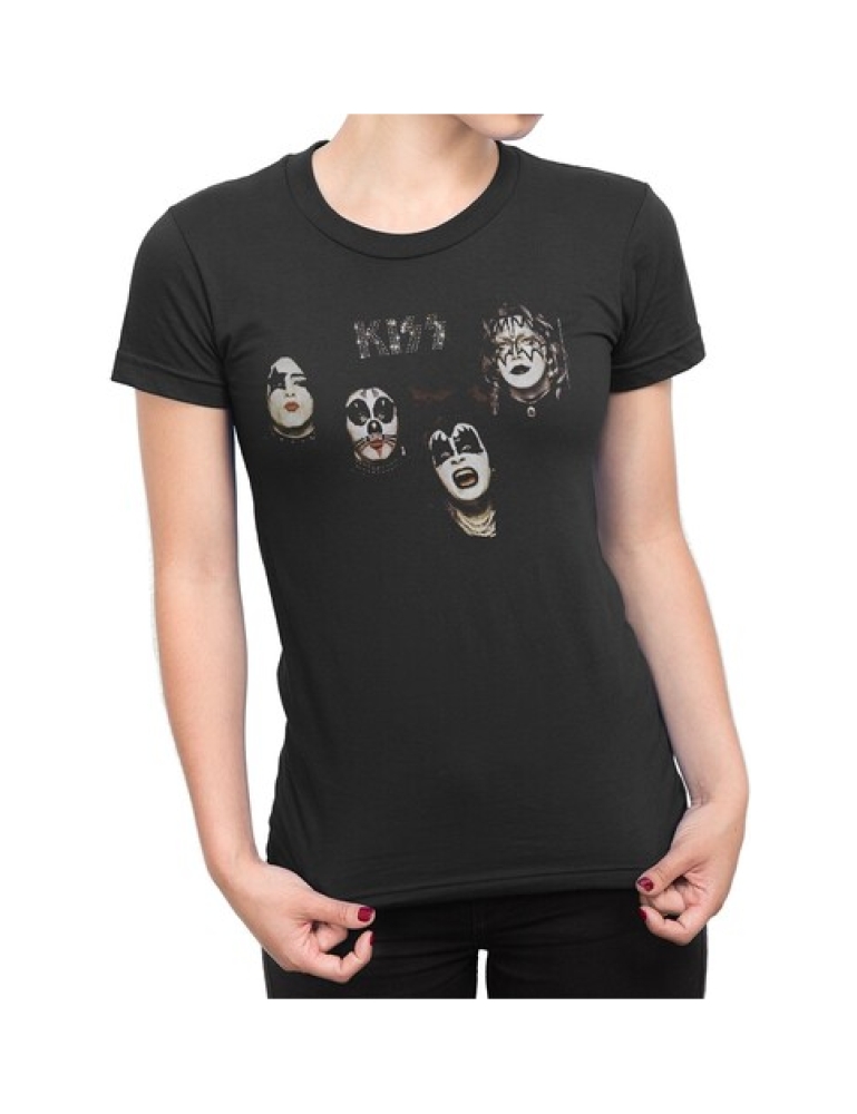 Kiss - 1974 Naisten T-Paita