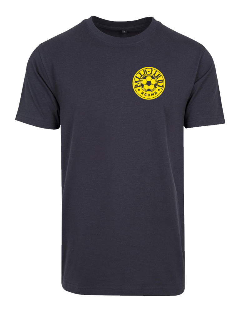 Text Print Navy, Tee