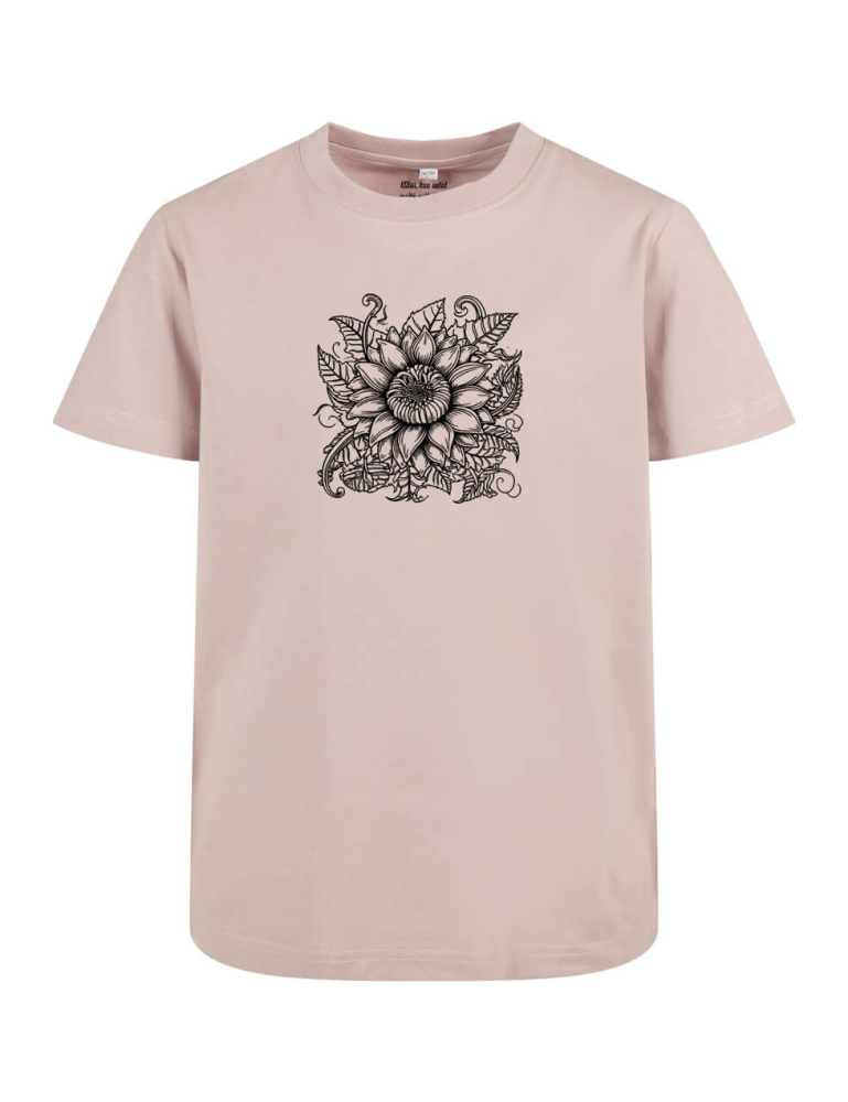 Sun Flower Duskrose, Kids Tee