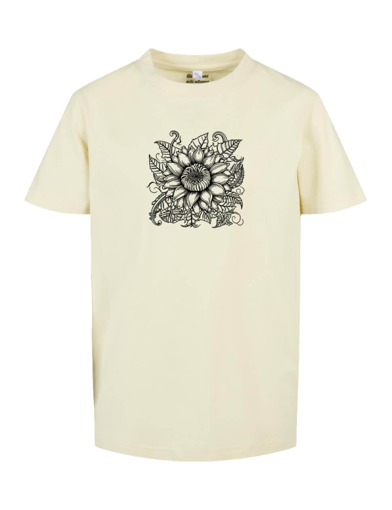 Sun Flower Softyellow, Kids Tee