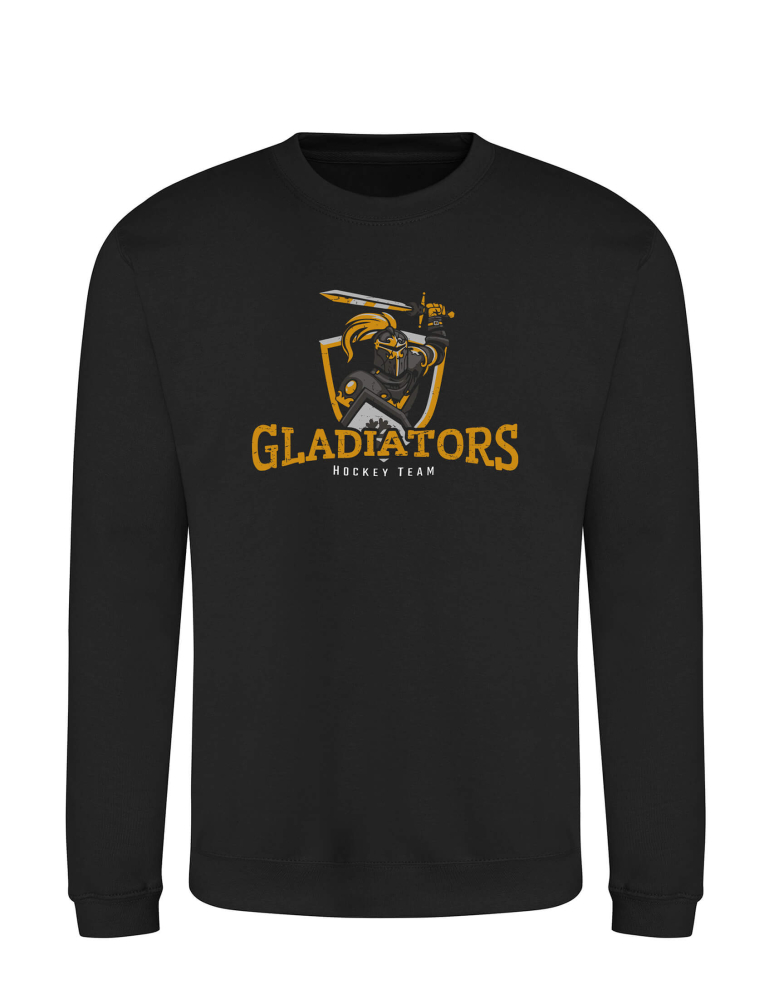 Gladiator Shield Distressed, Crewneck