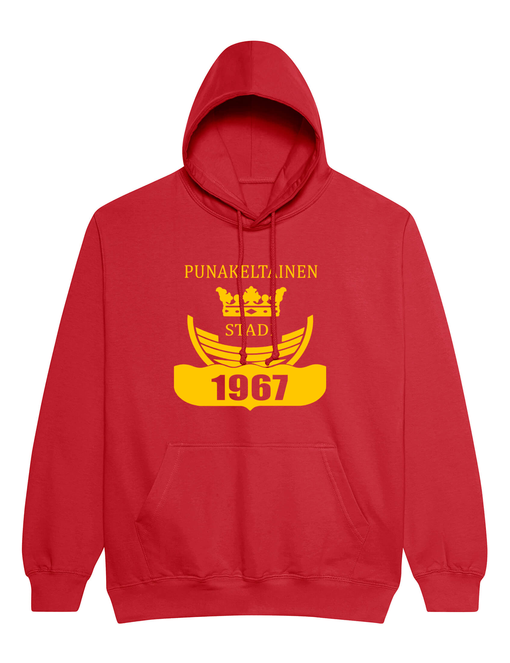 Punakeltainen Stadi, Hoody - Image 2