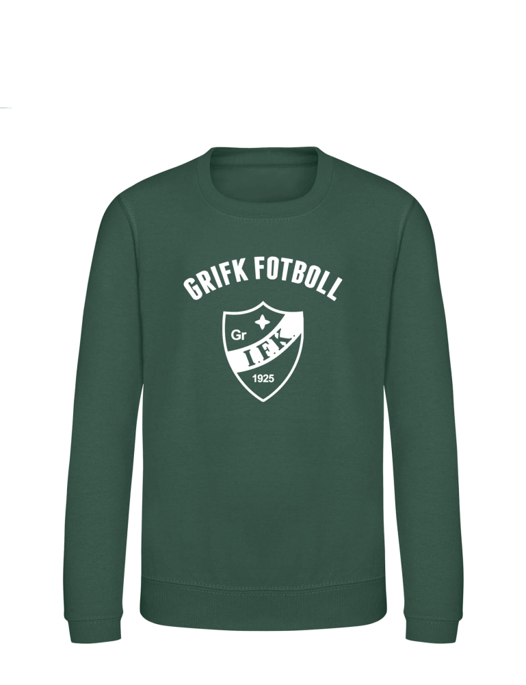 Retro Text Crest, Kids Crewneck