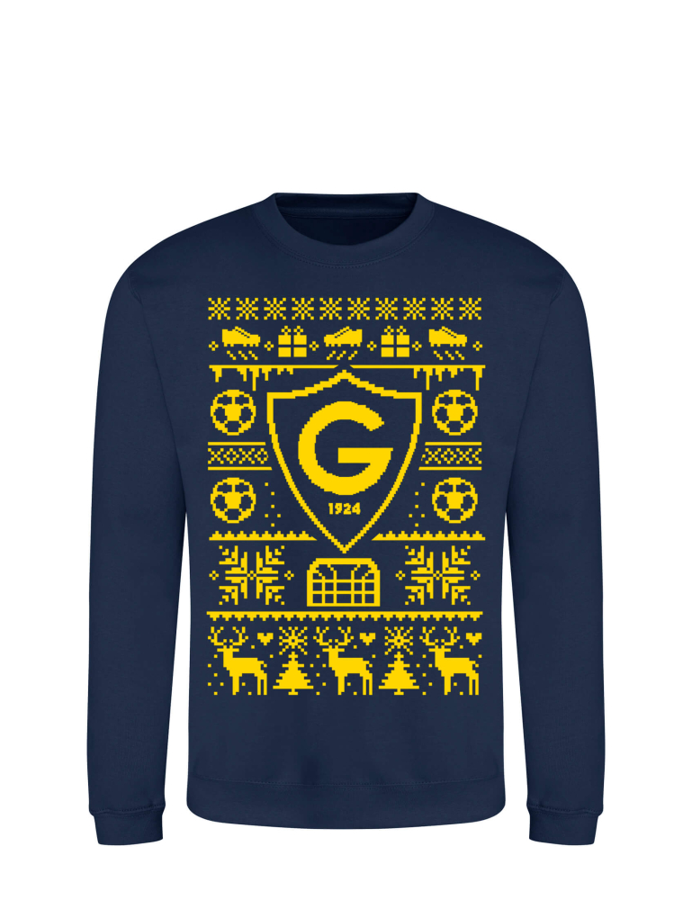 Ugly Knit Print, Kids Crewneck