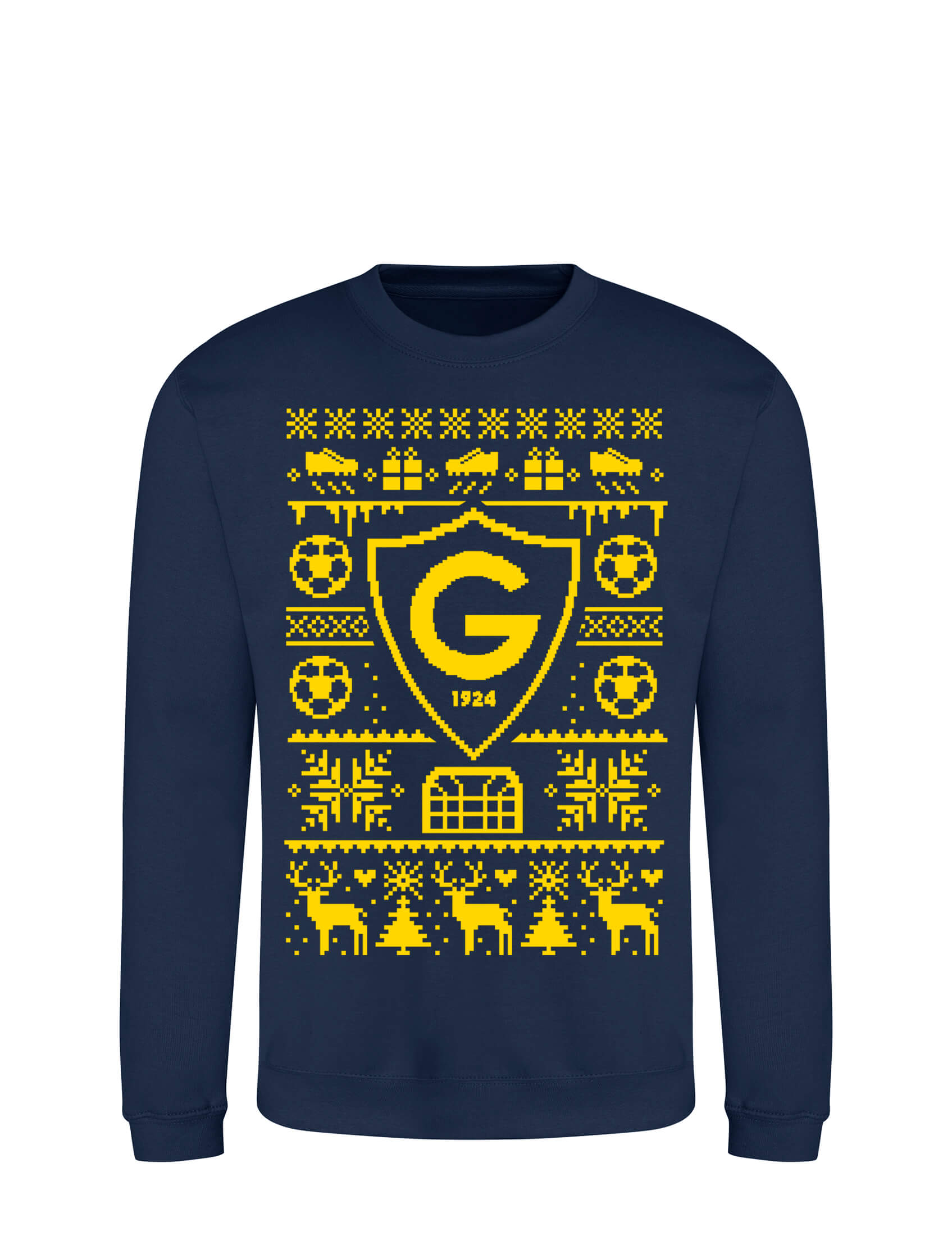 Ugly Knit Print, Kids Crewneck