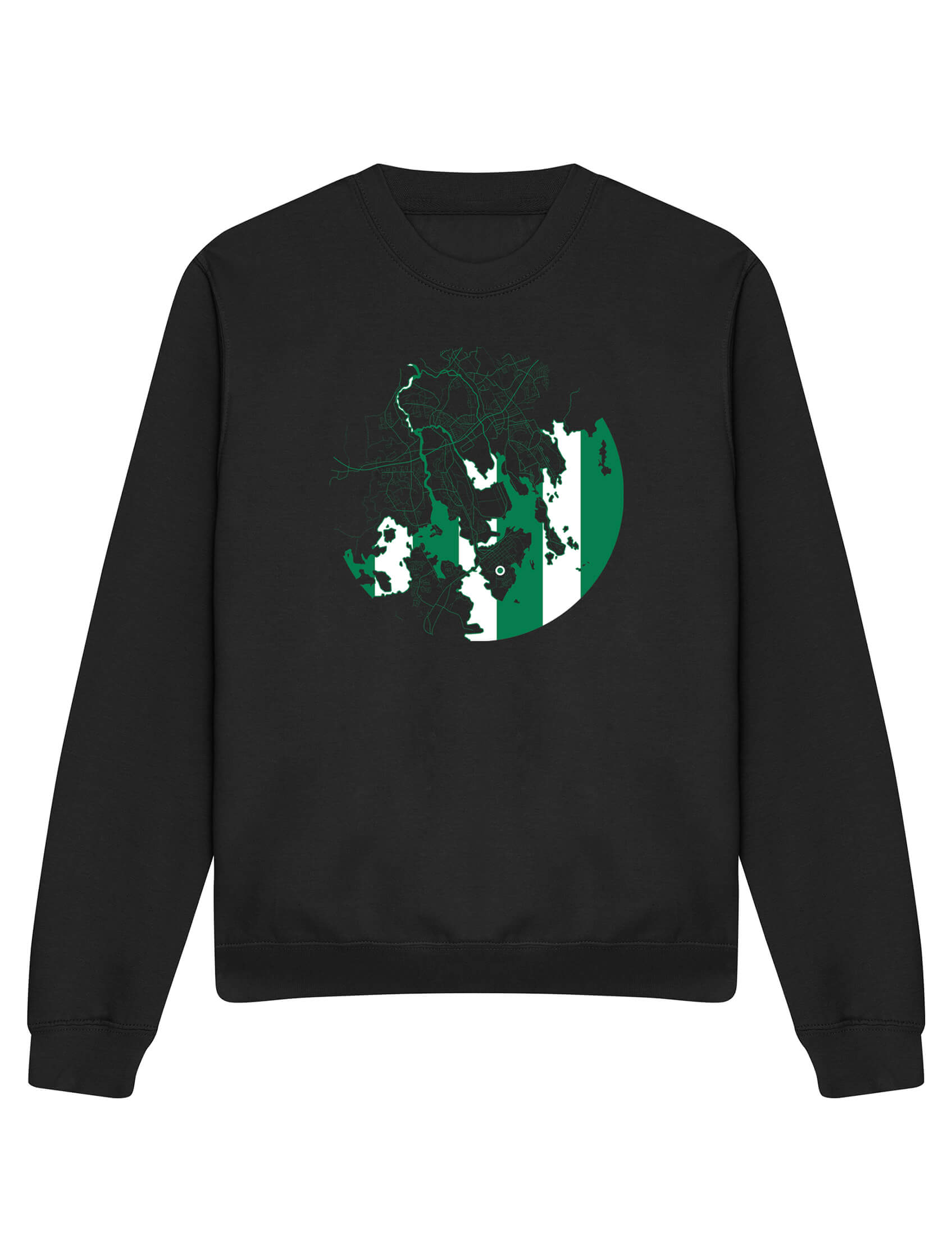 Map Of Tolsa Arena, Crewneck - Image 2