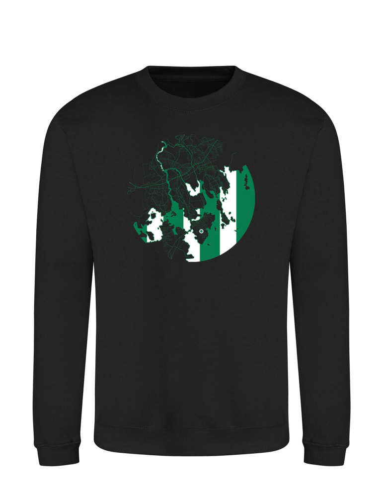 Map Of Tolsa Arena, Crewneck