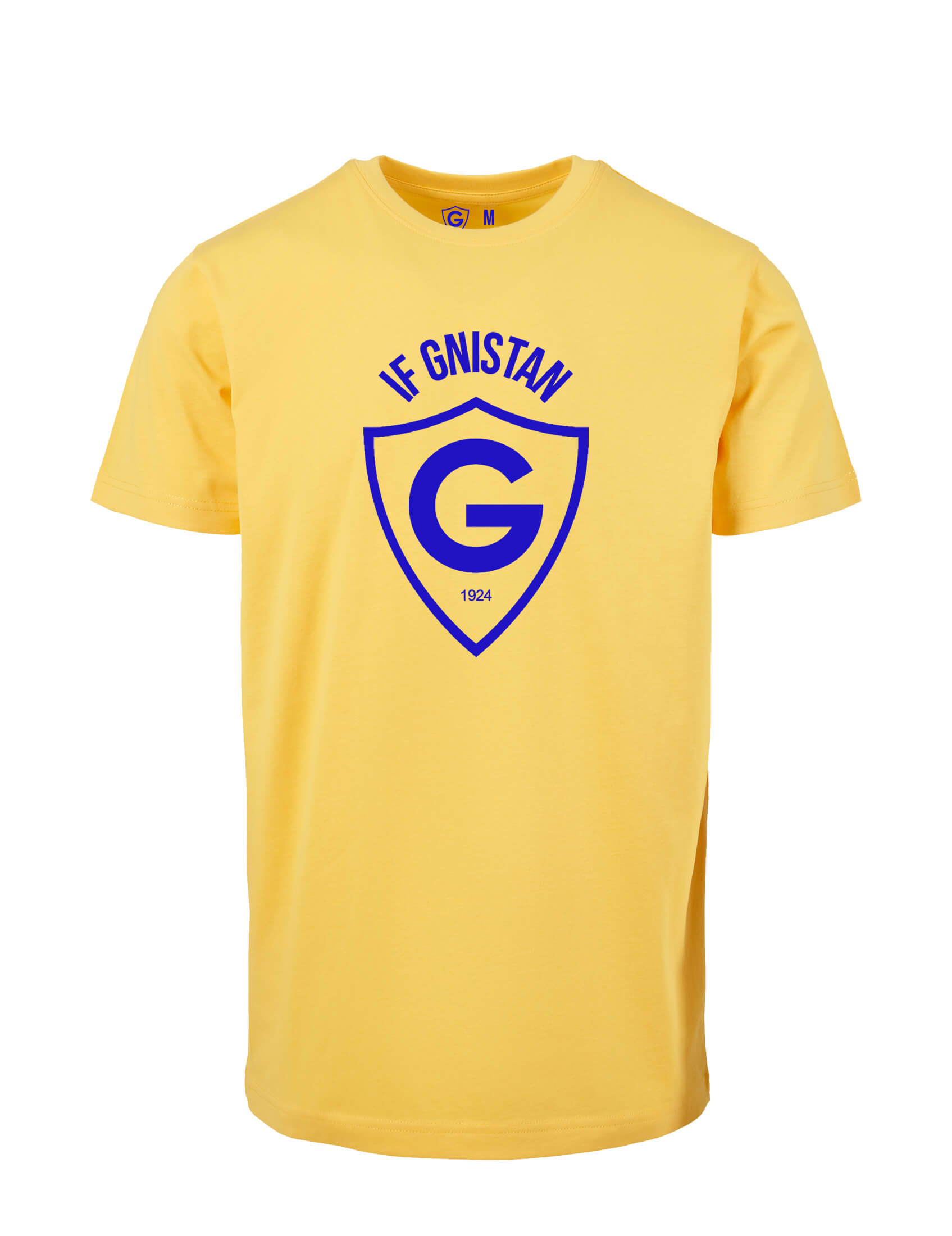 Text Crest Yellow, Tee