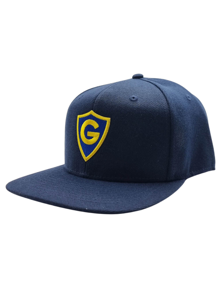 Crest Navy, Flat Peak Cap