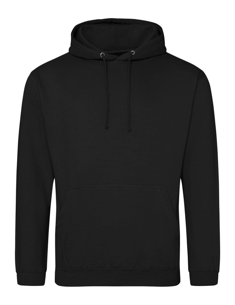 College Hoodie, Deep Black