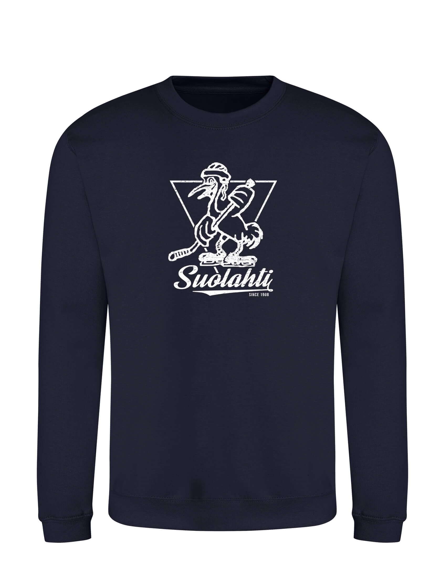 Distressed Crane, Crewneck