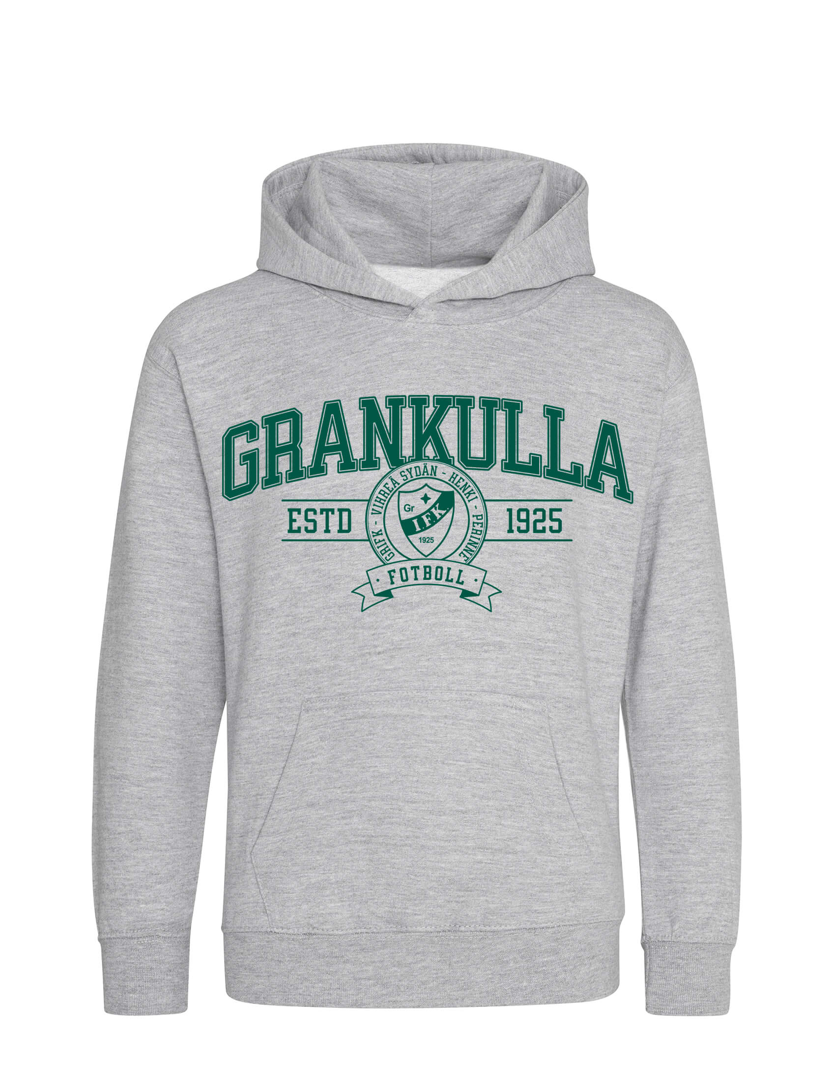 Grankulla Heritage Emblem Green Edition, Kids Hoody