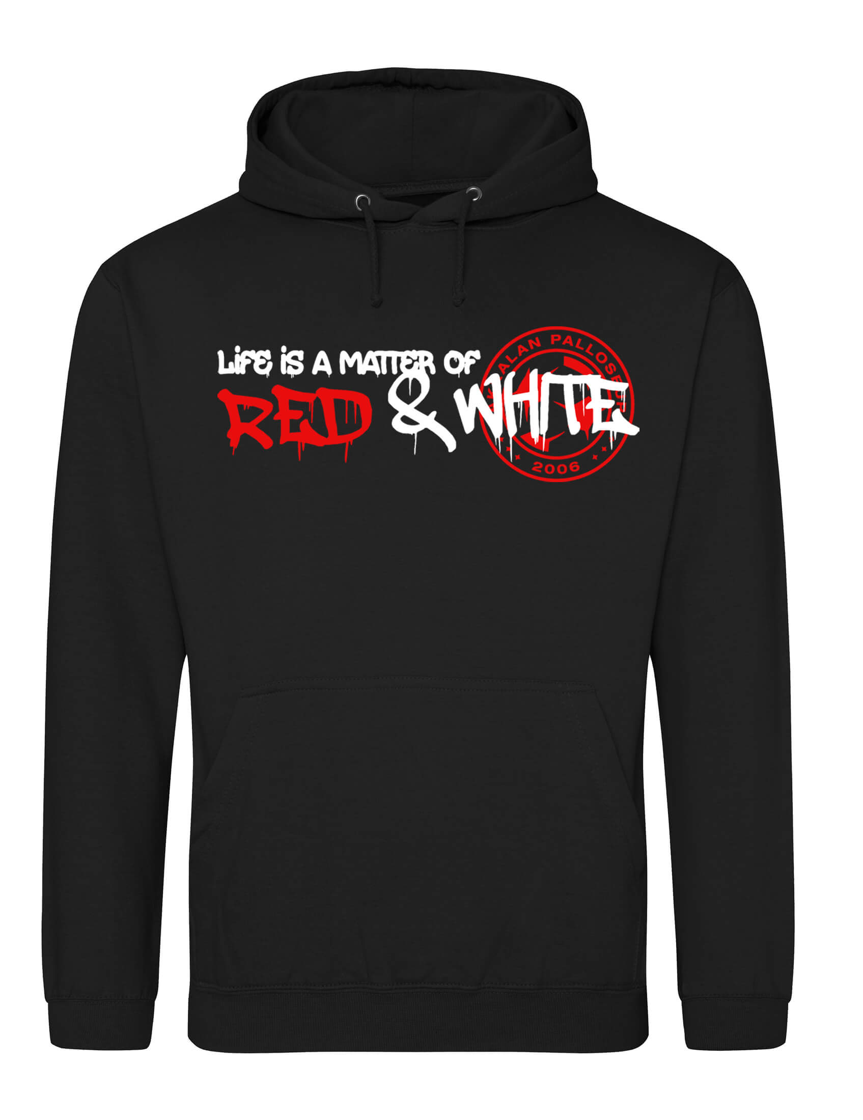 Red & White Crew, Hoody