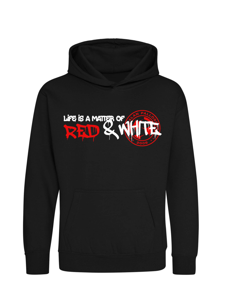 Red & White Crew, Kids Hoody