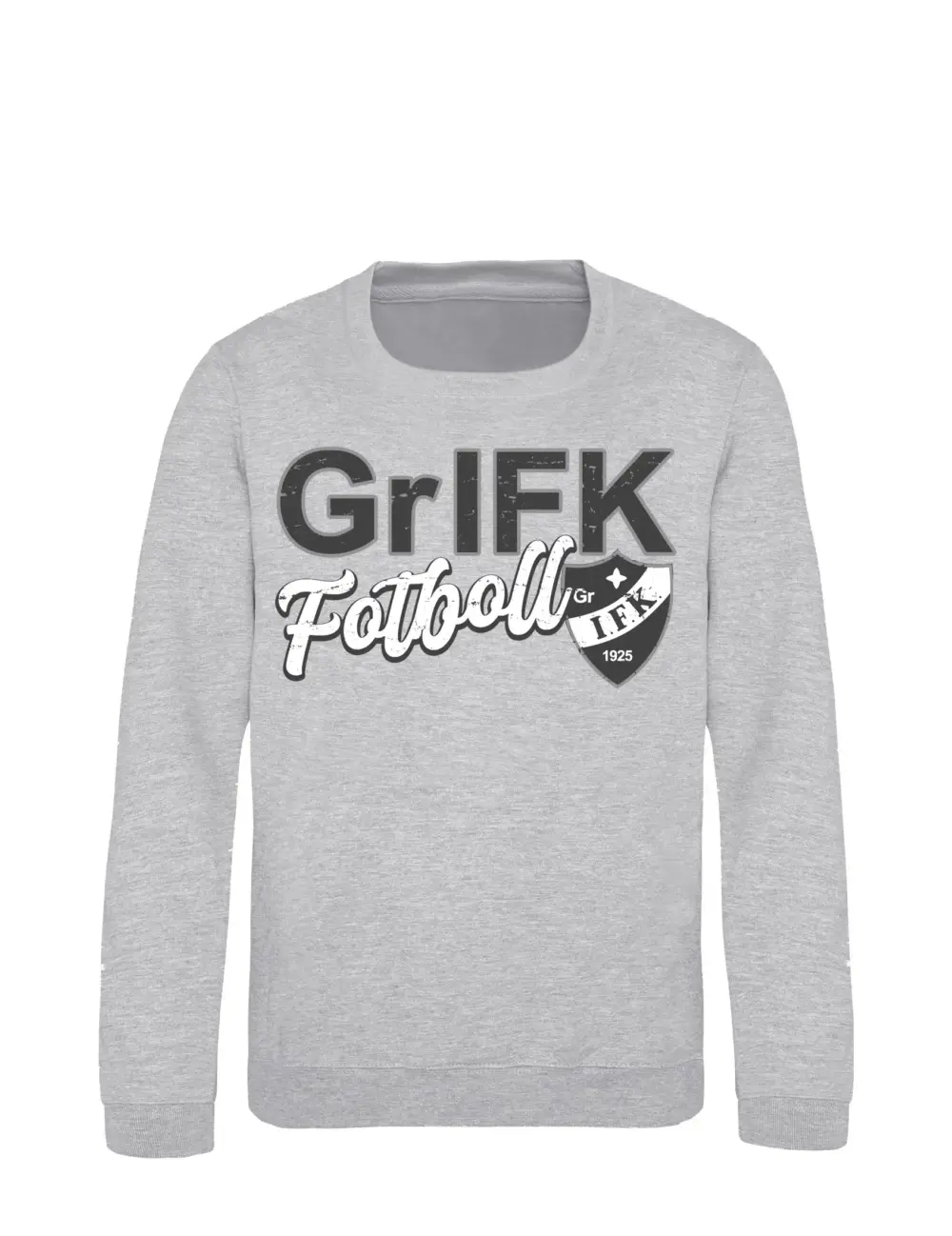 GrIFK Fotboll - Distressed Script, Lasten collegepaita