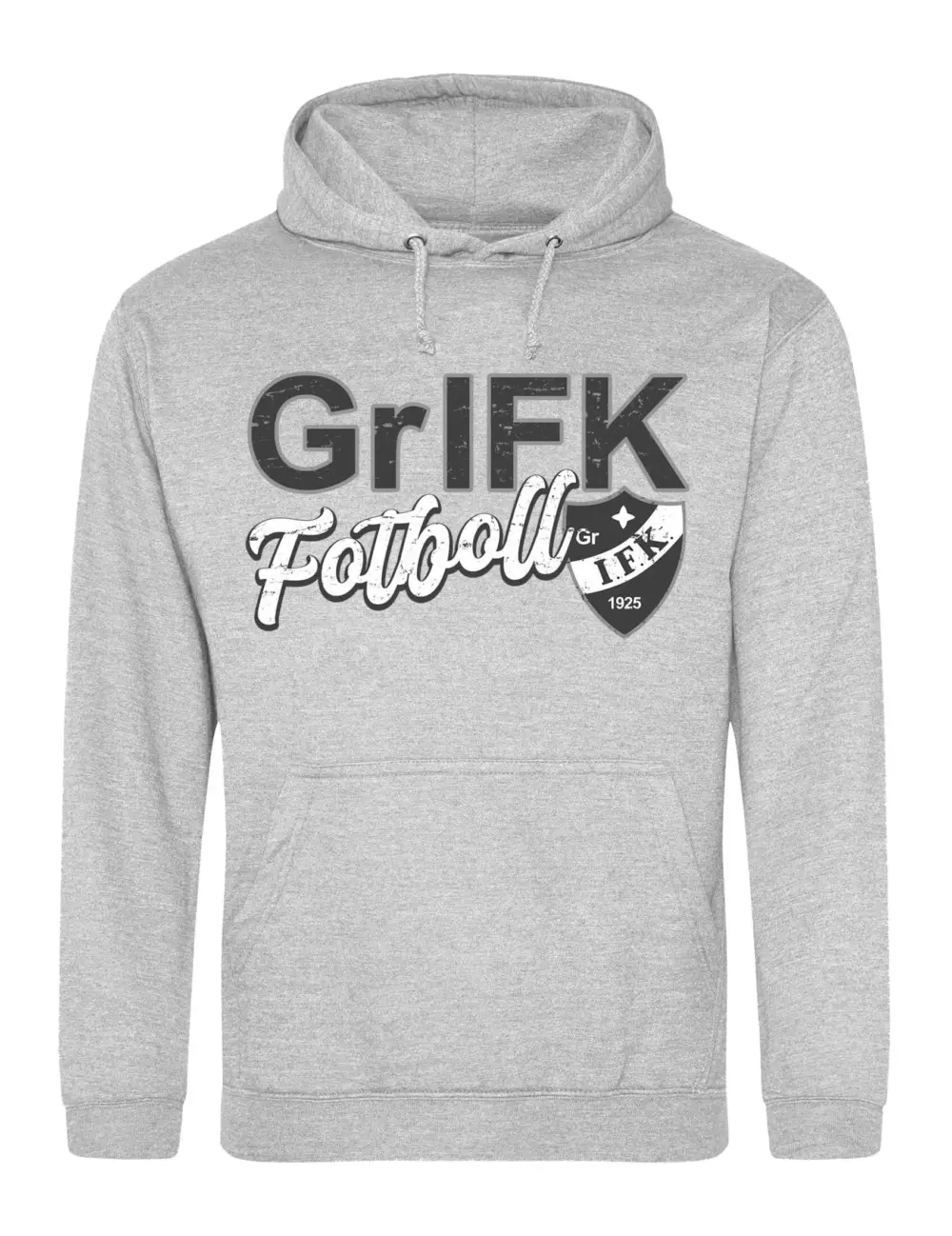 GrIFK Fotboll - Distressed Script, Huppari
