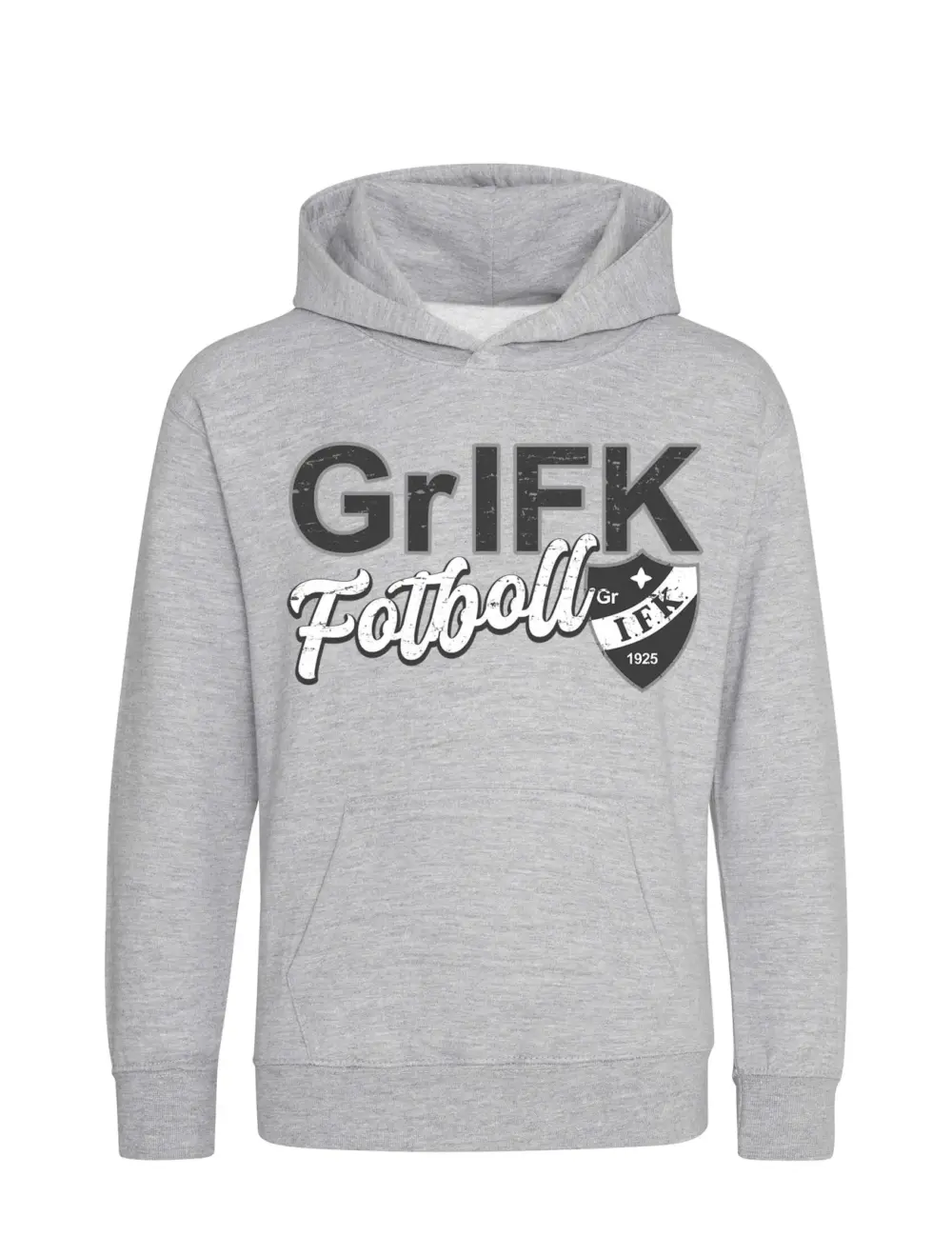 GrIFK Fotboll - Distressed Script, Lasten Huppari