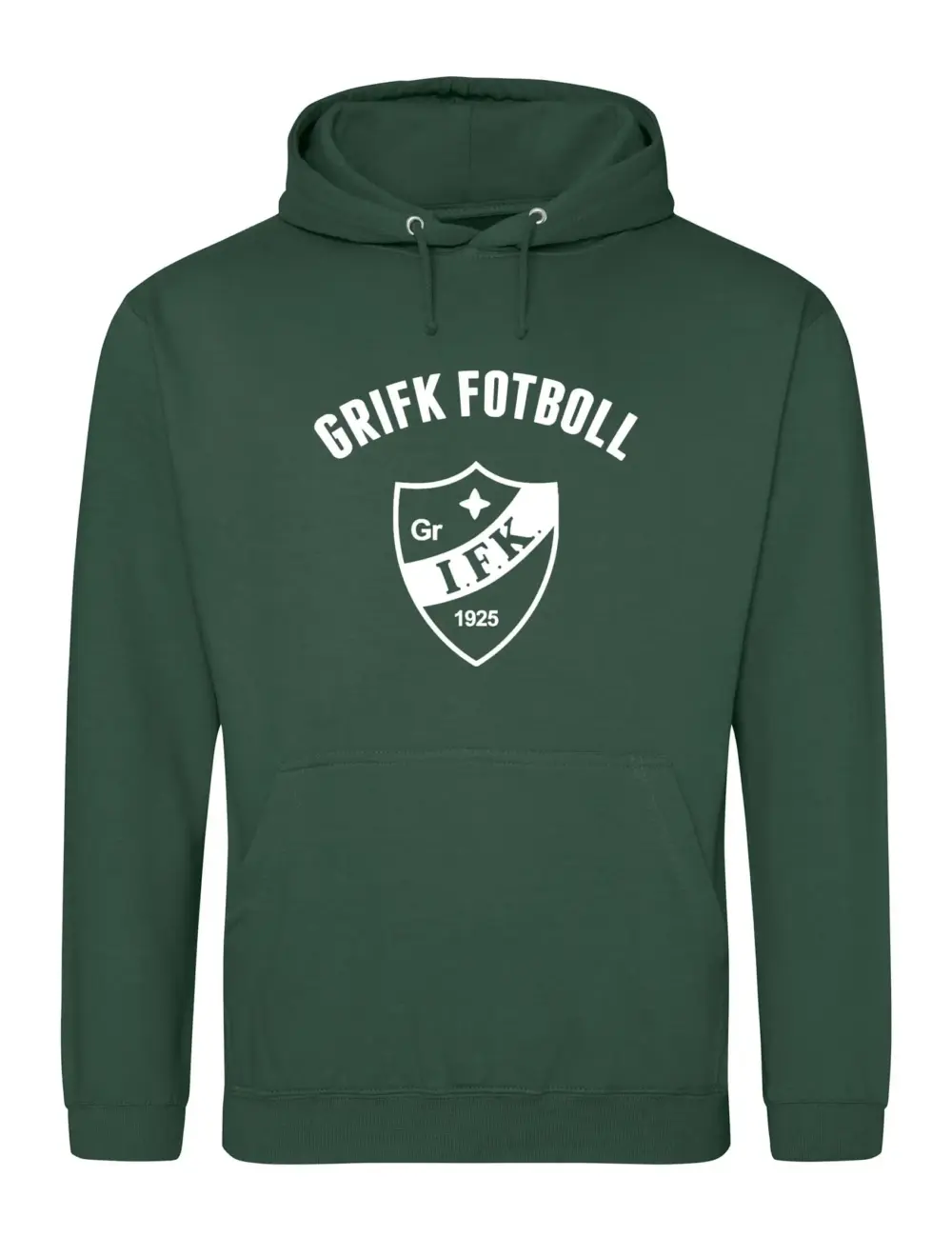 GrIFK Fotboll - Retro Text Crest, Huppari