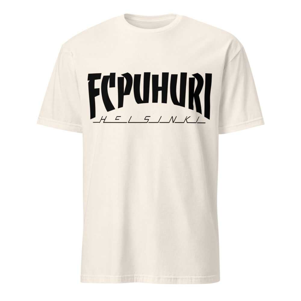 FC Puhuri - Text Crest Natural, T-paita