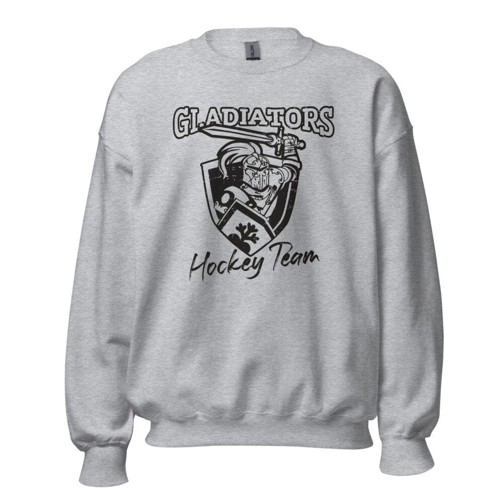 Gladiators Hockey – Distressed Shield, College