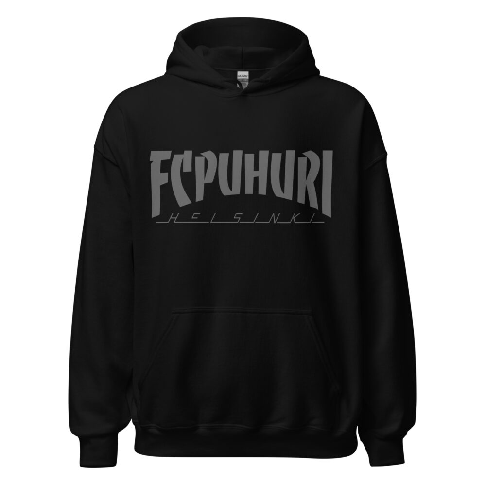 FC Puhuri - Text Crest Grey, Huppari