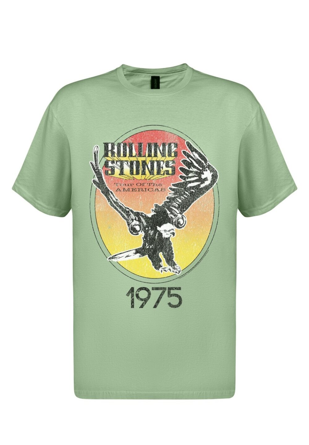 Rolling Stones Tour of the Americas 1975 T-Paita